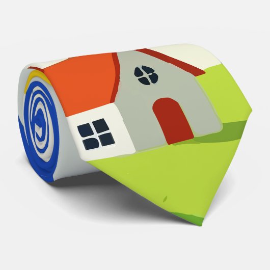 Chrysanthemum Stropdas (Opgerold)