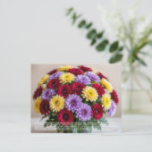 Chrysanthemum Symboliek Briefkaart (Staand voorkant)
