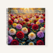 Chrysanthemum Symboliek Notitieboek (Voorkant)