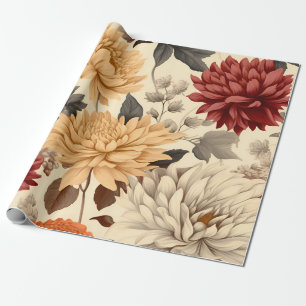 Chrysanthemum-symfonie Cadeaupapier