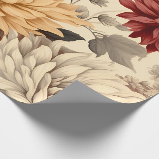 Chrysanthemum-symfonie Cadeaupapier (Hoek)