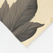 Chrysanthemum-symfonie Fleece Deken (Hoek)