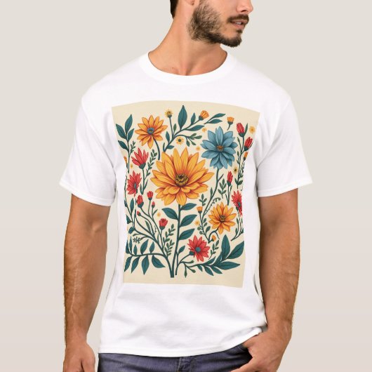 chrysanthemum t-shirt (Voorkant)