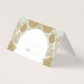 Chrysanthemum Table Name Kaarten  Art Nouveau (Voorkant)