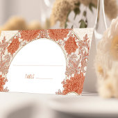 Chrysanthemum Table Name Kaarten  Art Nouveau