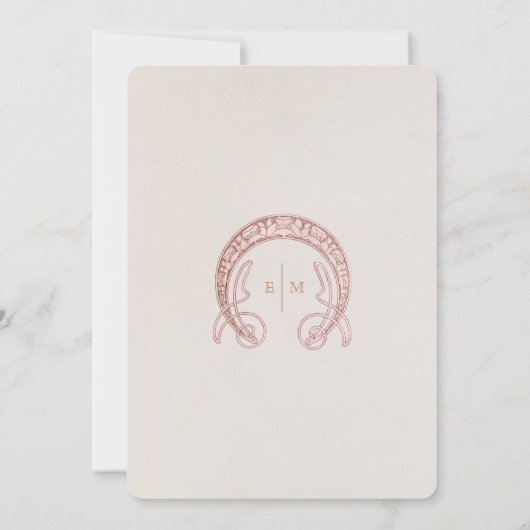 Chrysanthemum Tafelkaartjes Art Nouveau Kaart (Achterkant)