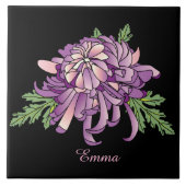 Chrysanthemum Tegeltje (Voorkant)