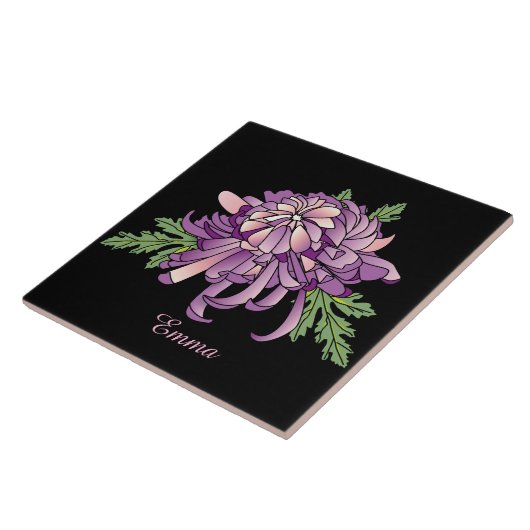 Chrysanthemum Tegeltje (Zijkant)