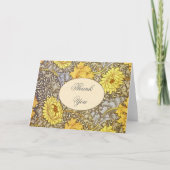 chrysanthemum van William Morris Bedankkaart (Voorkant)