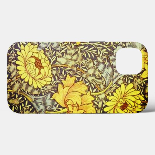 chrysanthemum van William Morris Briefkaart Case-Mate iPhone Case (Achterkant (horizontaal))