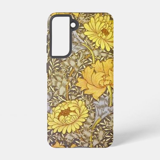 chrysanthemum van William Morris Card Samsung Galaxy Hoesje (Achterkant)