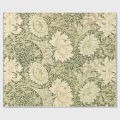 Chrysanthemum van William Morris,  kunst Cadeaupapier (Vlak)
