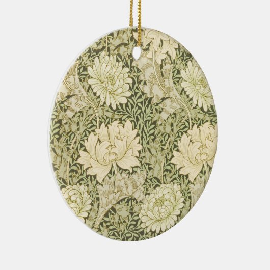 Chrysanthemum van William Morris,  kunst Keramisch Ornament (Rechts)