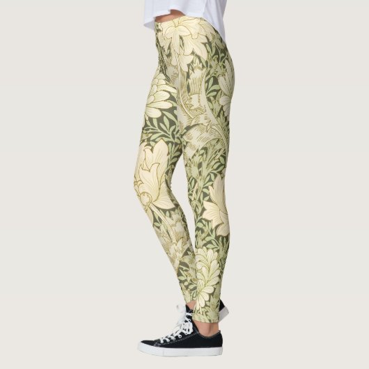 Chrysanthemum van William Morris,  kunst Leggings (Links)