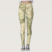 Chrysanthemum van William Morris,  kunst Leggings (Voorkant)