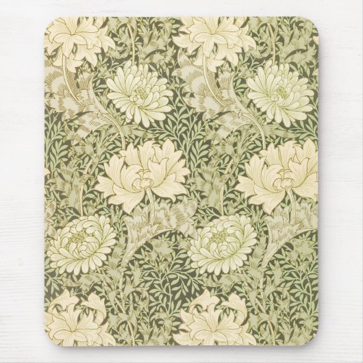 Chrysanthemum van William Morris,  kunst Muismat (Voorkant)
