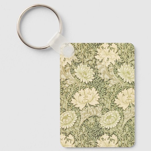 Chrysanthemum van William Morris, kunst Sleutelhanger (Voorkant)