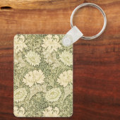Chrysanthemum van William Morris,  kunst Sleutelhanger (Achterkant)