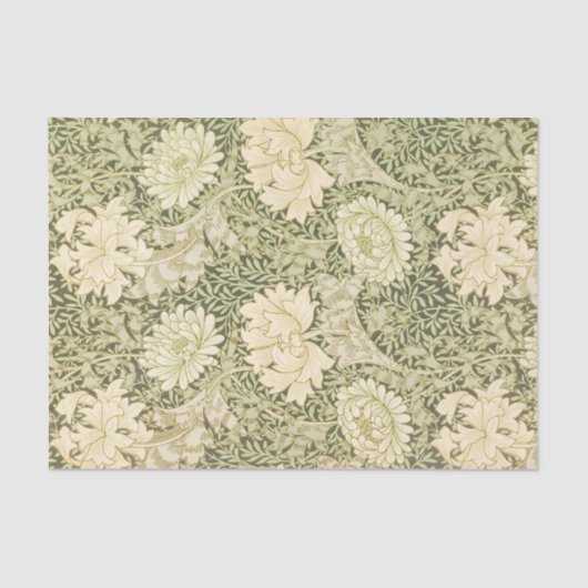 Chrysanthemum van William Morris, kunst Tissuepapier (Voorkant)