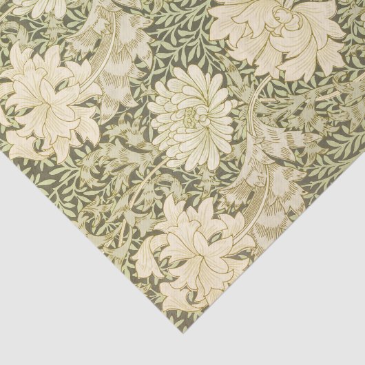 Chrysanthemum van William Morris,  kunst Tissuepapier (Detail)