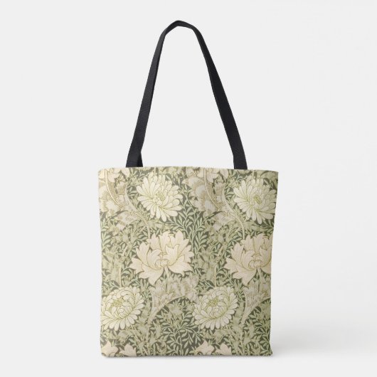Chrysanthemum van William Morris,  kunst Tote Bag (Achterkant)
