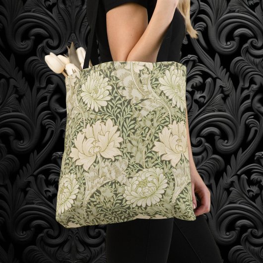 Chrysanthemum van William Morris, kunst Tote Bag