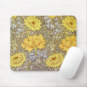 chrysanthemum van William Morris Muismat (Met muis)