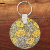 chrysanthemum van William Morris Sleutelhanger (Voorkant)