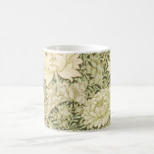 Chrysanthemum van William Morris, Vintage Kunst Koffiemok (Center)