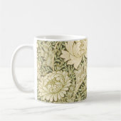 Chrysanthemum van William Morris, Vintage Kunst Koffiemok (Links)