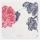 Chrysanthemum Vierkante Sticker (Voorkant)