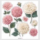 Chrysanthemum Vinyl Cut Stickers (Vel)