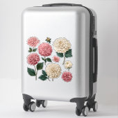 Chrysanthemum Vinyl Gesneden Stickers (Koffer)