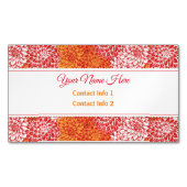 Chrysanthemum Visitekaartje Magnet Magnetisch Visitekaartje (Voorkant)