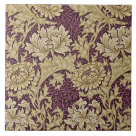 Chrysanthemum wallpaper 1877 William Morris Tegeltje