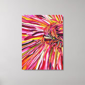 Chrysanthemum waterverf art poster canvas afdruk (Voorkant)