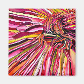 Chrysanthemum waterverf magneet (Voorkant)