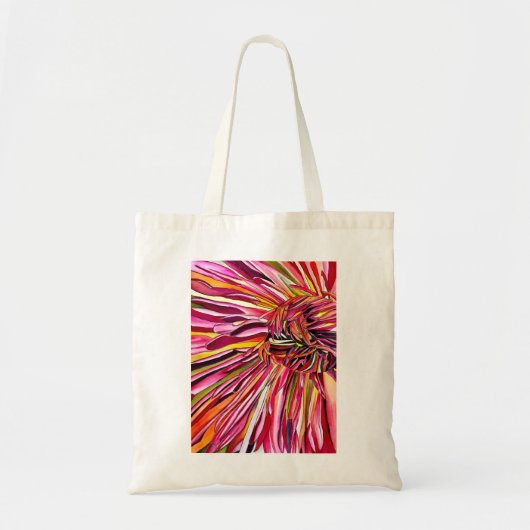 Chrysanthemum waterverf tote bag (Voorkant)