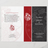 Chrysanthemum Wedding Program Flyer (Voorkant)