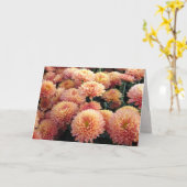 Chrysanthemum Wenskaart Kaart (Gele Bloem)