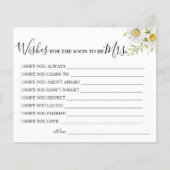 Chrysanthemum wenst dat de Soon wordt Mrs. card Flyer (Voorkant)