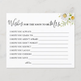 Chrysanthemum wenst dat de Soon wordt Mrs. card Flyer