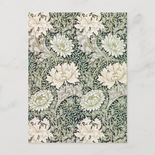 Chrysanthemum, William Morris Briefkaart (Voorkant)