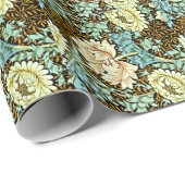 Chrysanthemum,  William Morris Cadeaupapier (Rol Hoek)