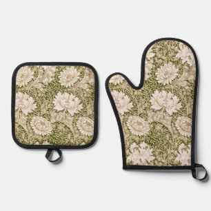Chrysanthemum, William Morris Ovenwant & Pannenlap Set