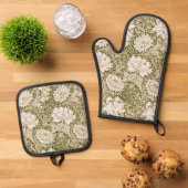 Chrysanthemum, William Morris Ovenwant & Pannenlap Set (Top down)