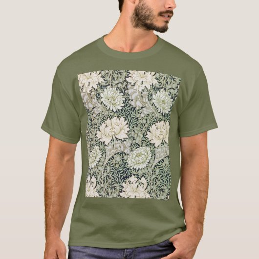 Chrysanthemum, William Morris T-shirt (Voorkant)