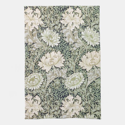Chrysanthemum, William Morris Theedoek (Verticaal)