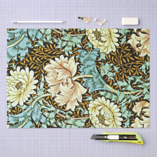 Chrysanthemum,  William Morris Tissuepapier (Craft)