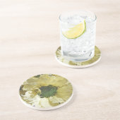 CHRYSANTHEMUM ZANDSTEEN ONDERZETTER (Zijkant)